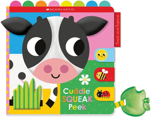 Scholastic Early Learners: Cuddle Squeak Peek Cloth Book