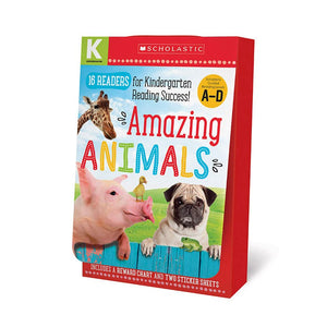 Amazing Animals A-D Kindergarten Box Set: Scholastic Early Learners (Guided Reader)