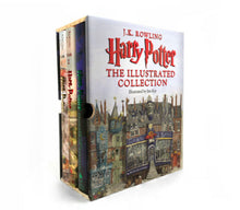 Cargar imagen en el visor de la galería, Harry Potter: The Illustrated Collection: Books 1-3