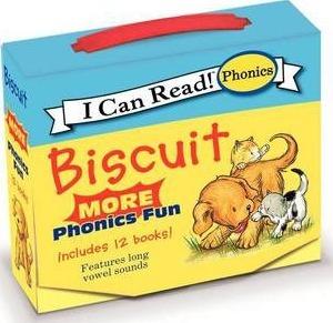 Biscuit: MORE 12-Book Phonics Fun!: Includes 12 Mini-Books Featuring Short and Long Vowel Sounds