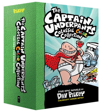 The Captain Underpants Colossal Color Collection (Books #1-5)