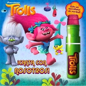 LIBRO CON MICROFONO: TROLLS CANTA CON NOSOTROS