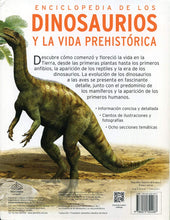 Cargar imagen en el visor de la galería, 384 Paginas: Enciclopedia de los dinosaurios y la vida prehistorica